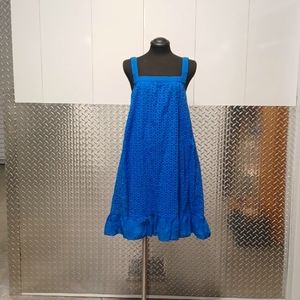 Population blue eyelet dress 👗 💙